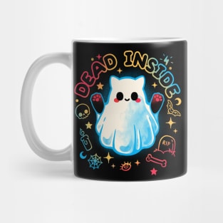 Cat ghost dead inside Mug